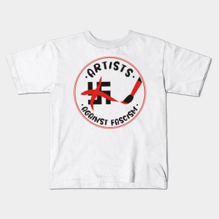 Artists Against Fascism Kids T-Shirt